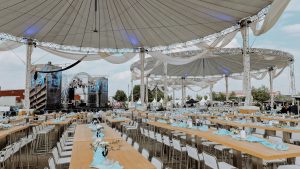 Dekoration-Firmenjubiläum Tischdekoration-Firmenfest