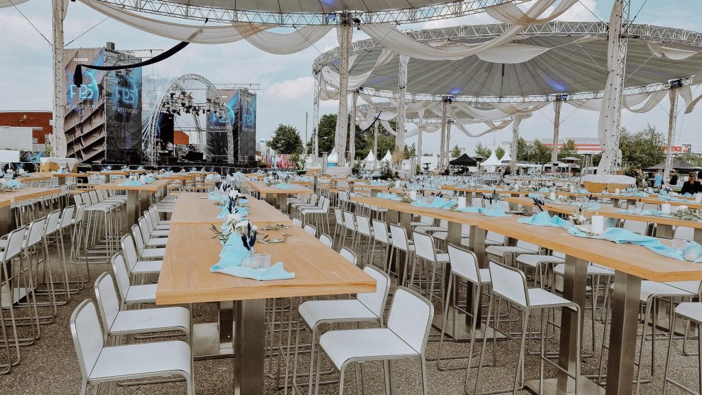 Dekoration-Großevent