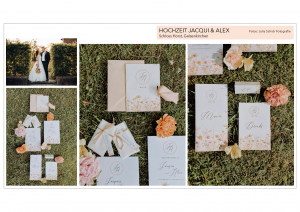 Hochzeitseinladung Menükarten Zeremoniehefte