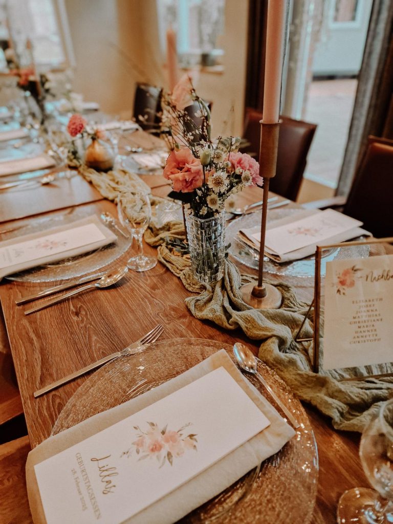 Tischdekoration-Geburtstag Dekoration Geburtstagsfeier